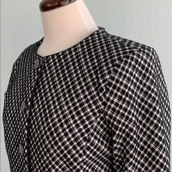 SPANX Ponte Plaid Jacquard Lady Jacket - Picture 9 of 16